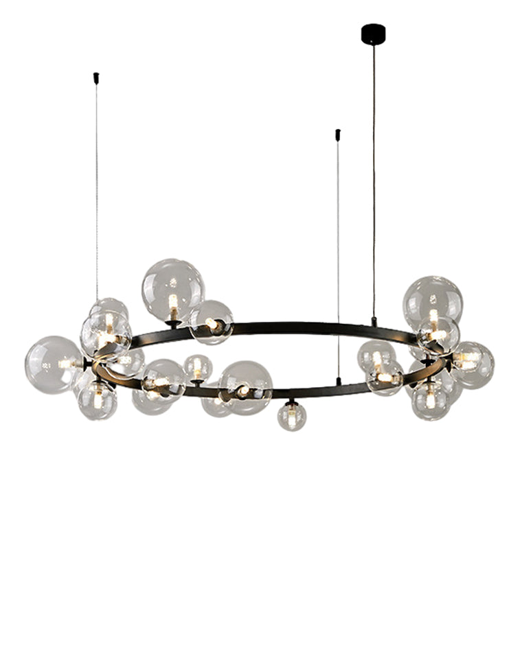 WOMO Circular Glass Bubble Chandelier-WM2292