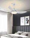 WOMO White Modern Ceiling Fan Lamp-WM5109 thumbnail
