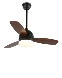 WOMO 3 Wood Blade Ceiling Fan Lamp-WM5001