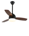 WOMO 3 Wood Blade Ceiling Fan Lamp-WM5001 thumbnail