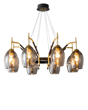 WOMO Glass Bell Chandelier-WM2260