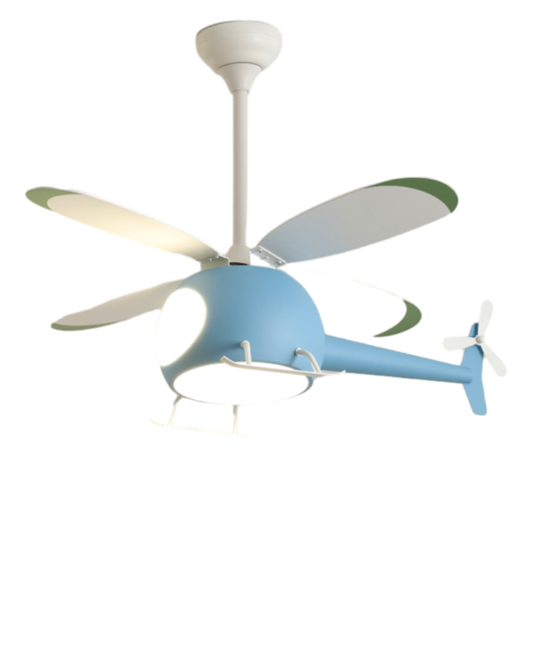 WOMO Airplane Children Ceiling Fan Lamp-WM5007