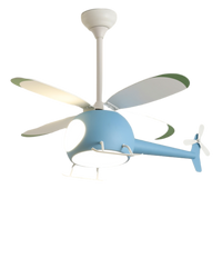 WOMO Airplane Children Ceiling Fan Lamp-WM5007