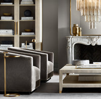 WOMO Tronchi Murano Glass Tiered Chandelier - Serenella