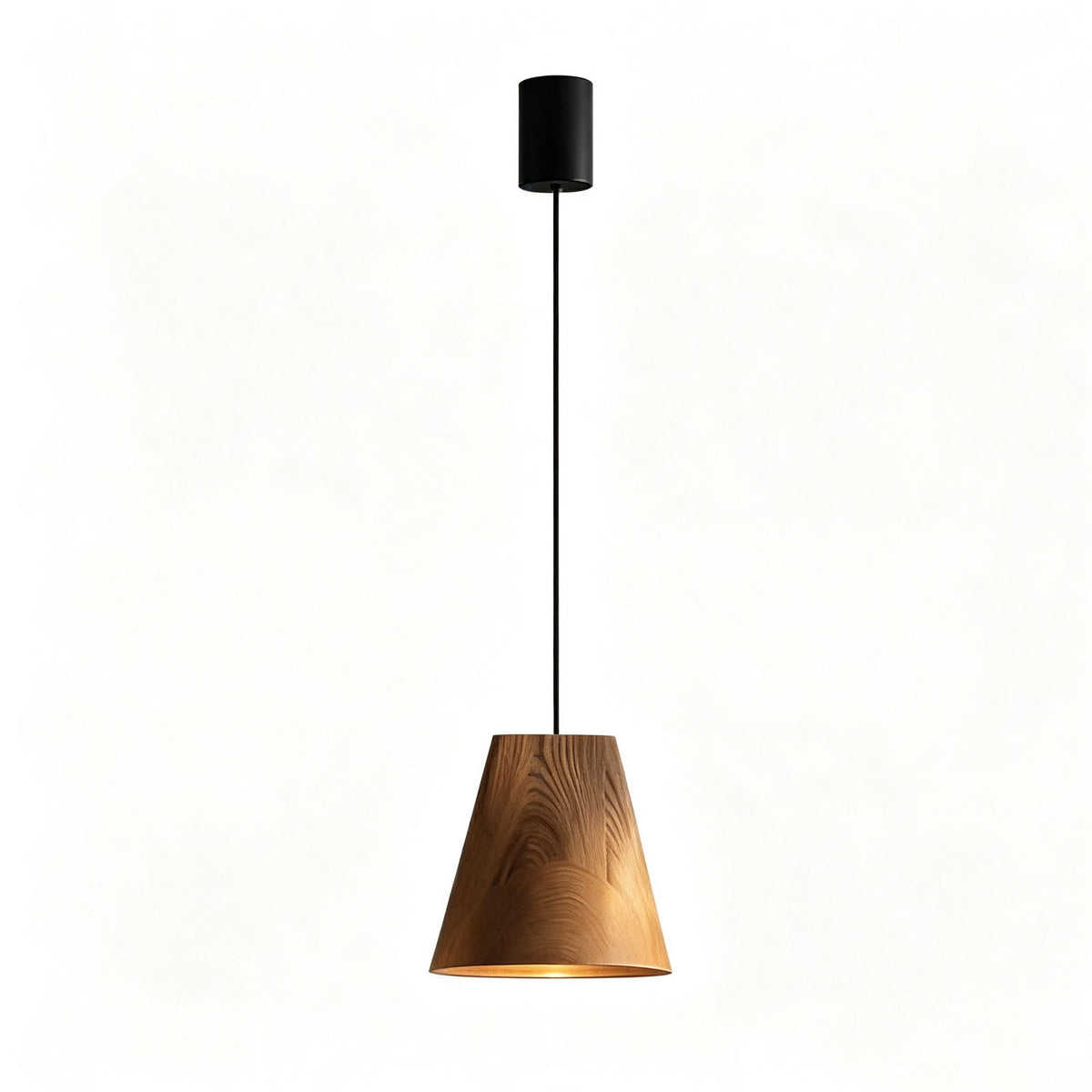 WOMO Wooden Taper Single Pendant Light-WM3256
