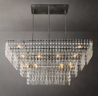 WOMO Chain Crystal Rectangular Chandelier - Marignan