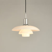 WOMO Danish Designer Milk Glass Pendant Lamp-WM2116