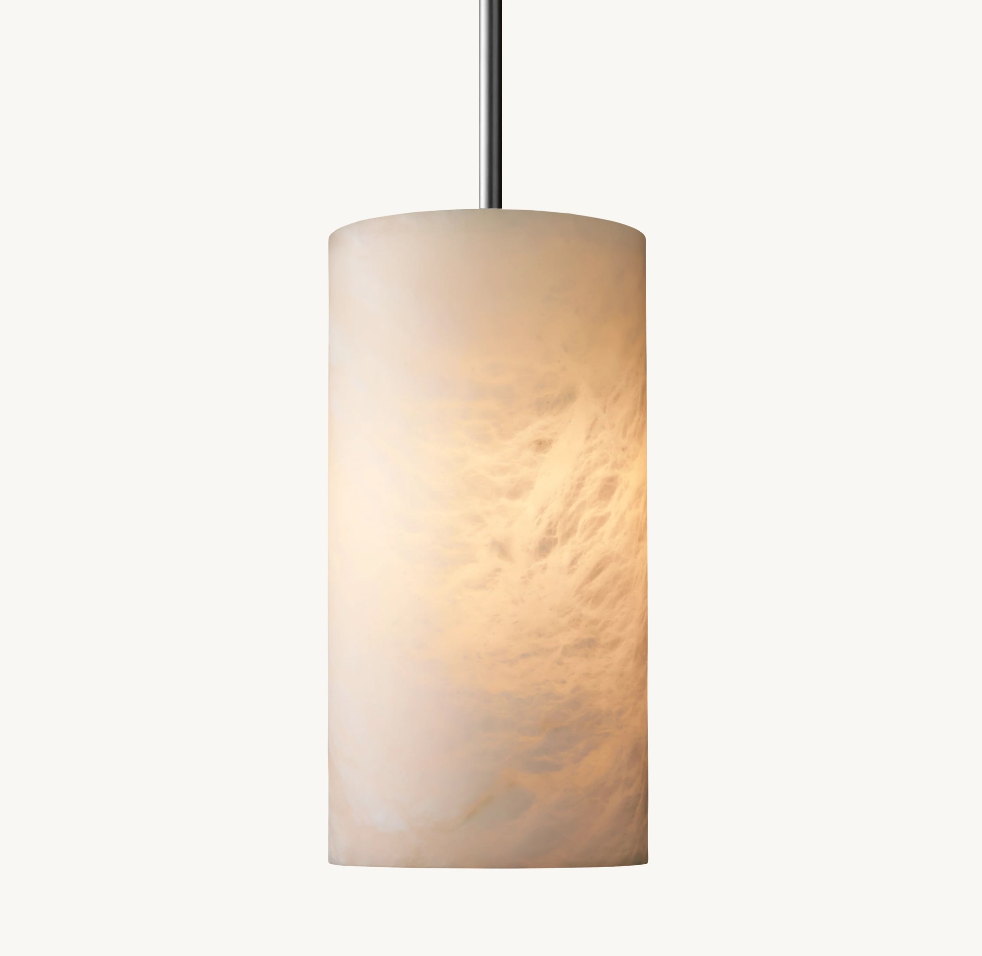 WOMO Hand-carved Alabaster Cylinder Pendant Light - Celestial