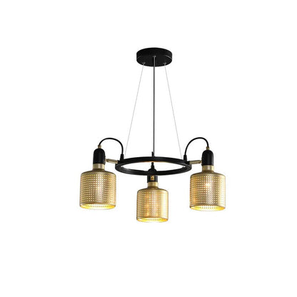 WOMO Industrial Gold Chandelier-WM2262