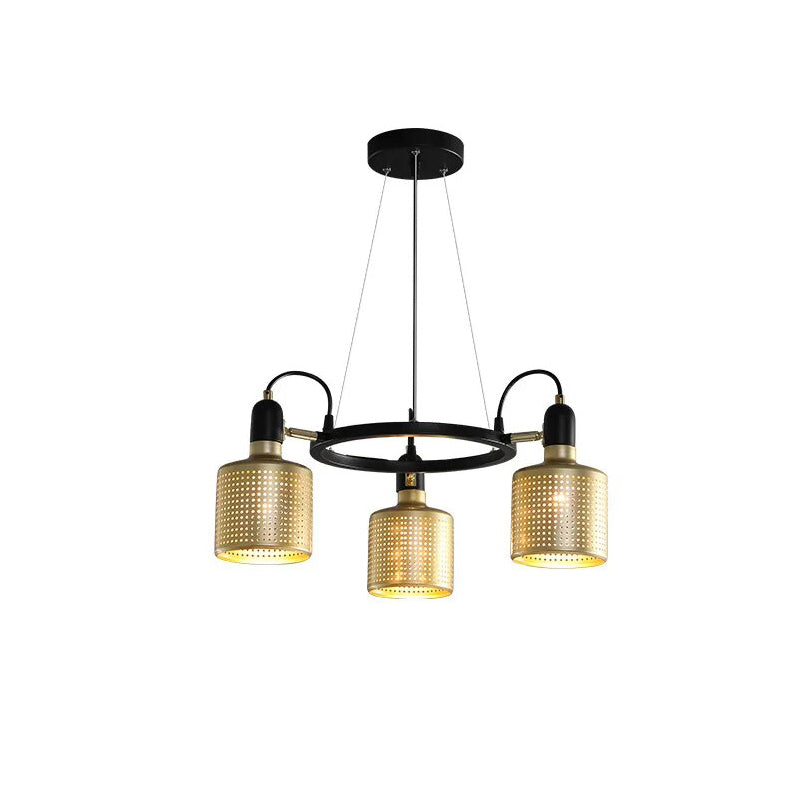 WOMO Industrial Gold Chandelier-WM2262