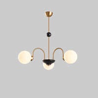 WOMO Frosted Glass Globe Chandelier-WM2304
