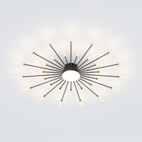WOMO Firework Sunburst Flush Mount Ceiling Light-WM1001