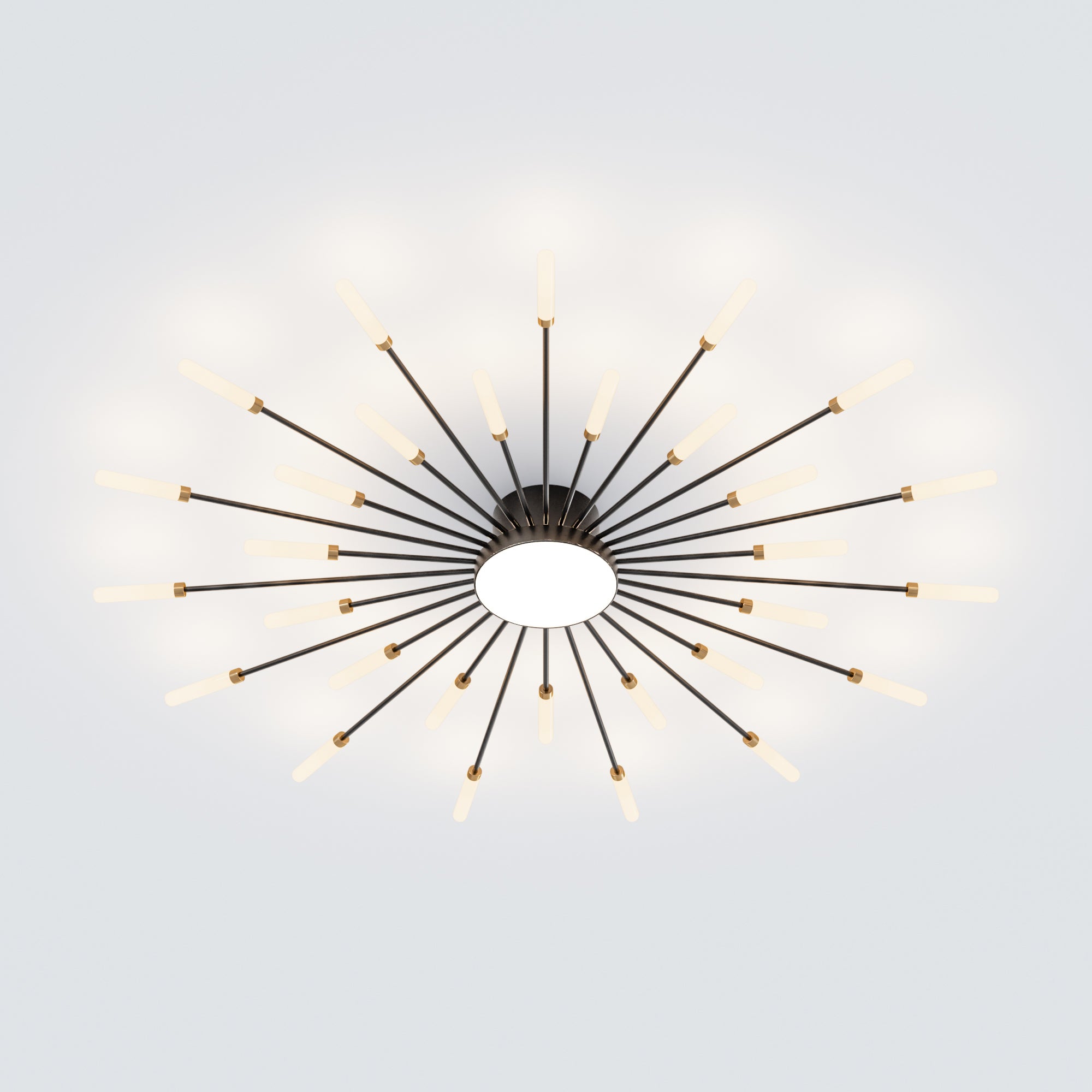 WOMO Firework Sunburst Flush Mount Ceiling Light-WM1001