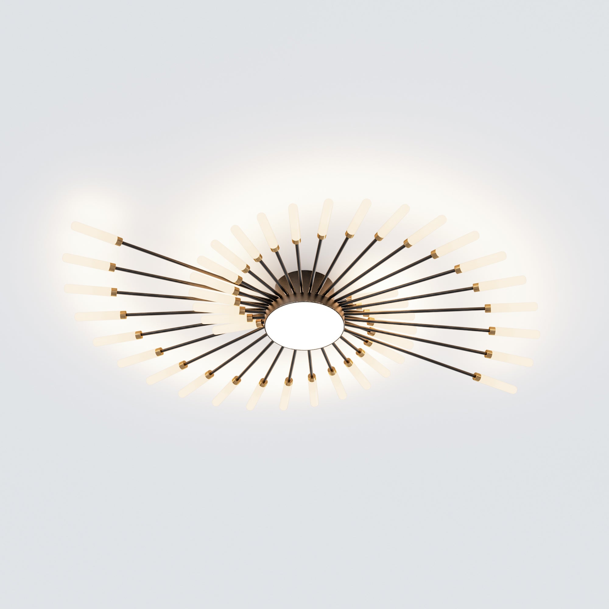 WOMO Firework Sunburst Flush Mount Ceiling Light-WM1001