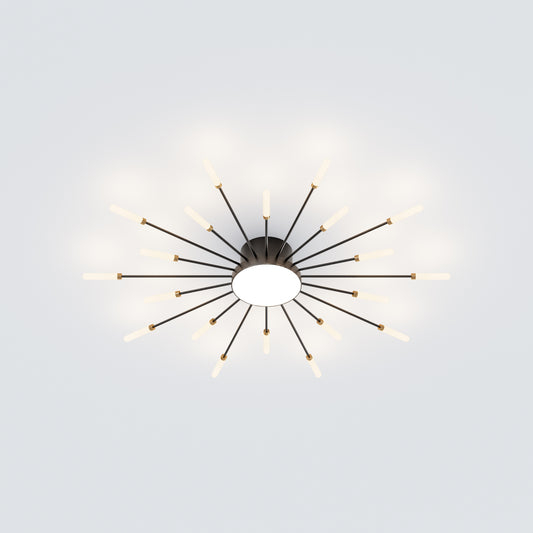 WOMO Firework Sunburst Flush Mount Ceiling Light-WM1001
