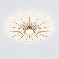WOMO Firework Sunburst Flush Mount Ceiling Light-WM1001
