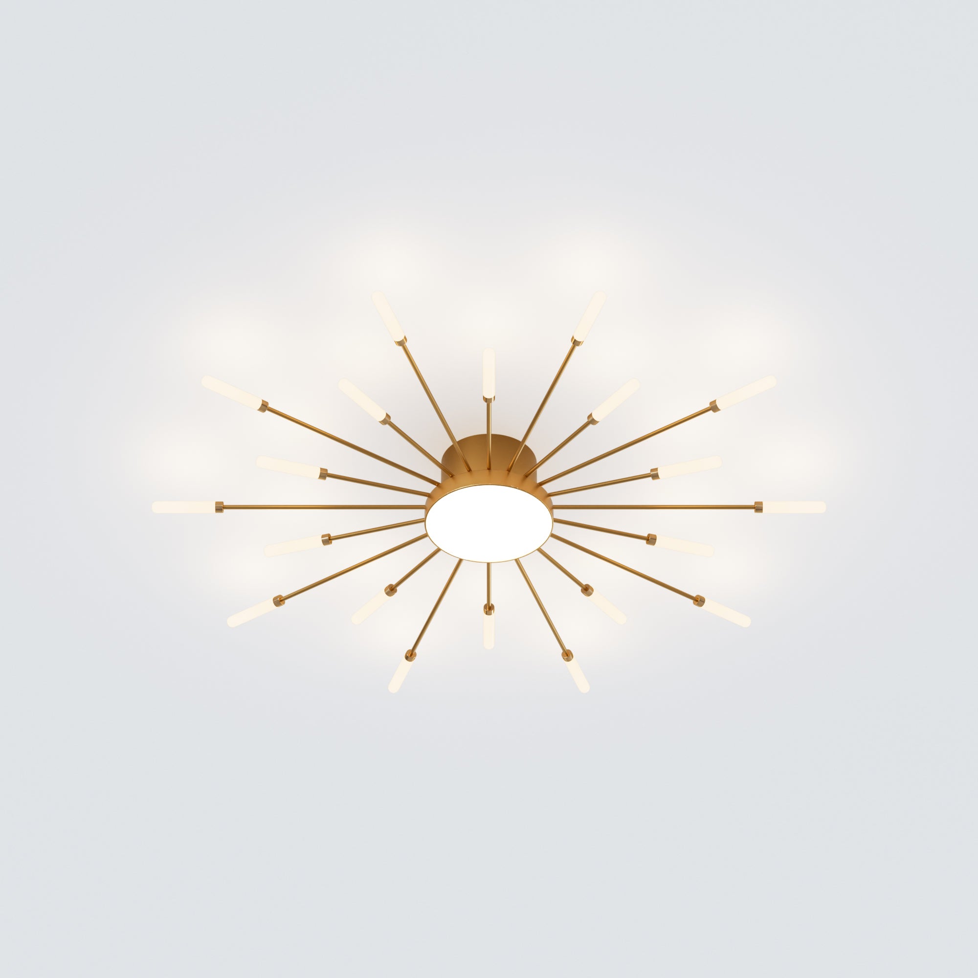 WOMO Firework Sunburst Flush Mount Ceiling Light-WM1001