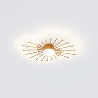 WOMO Firework Sunburst Flush Mount Ceiling Light-WM1001