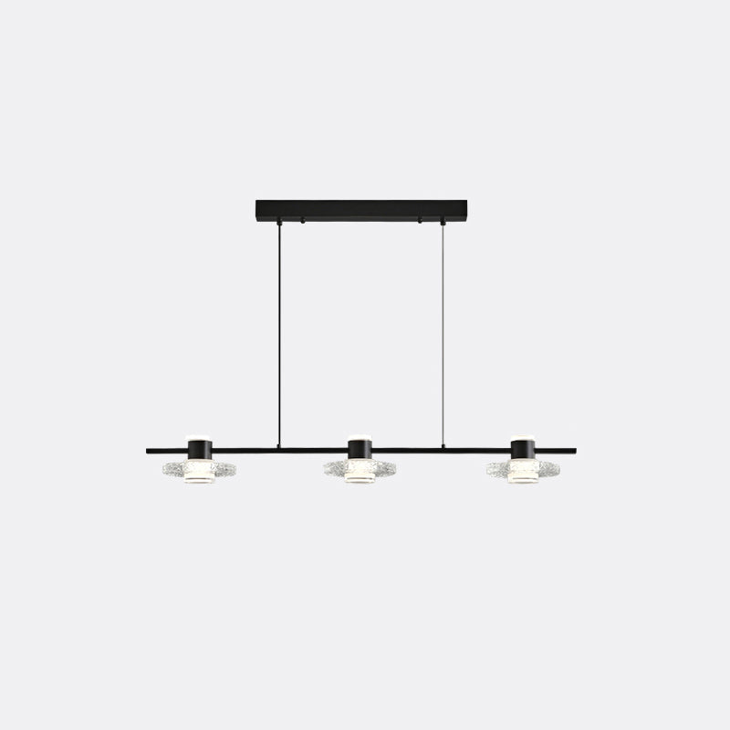 WOMO Black Linear Chandelier-WM2222