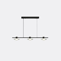 WOMO Black Linear Chandelier-WM2222