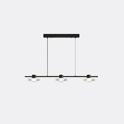 WOMO Black Linear Chandelier-WM2222