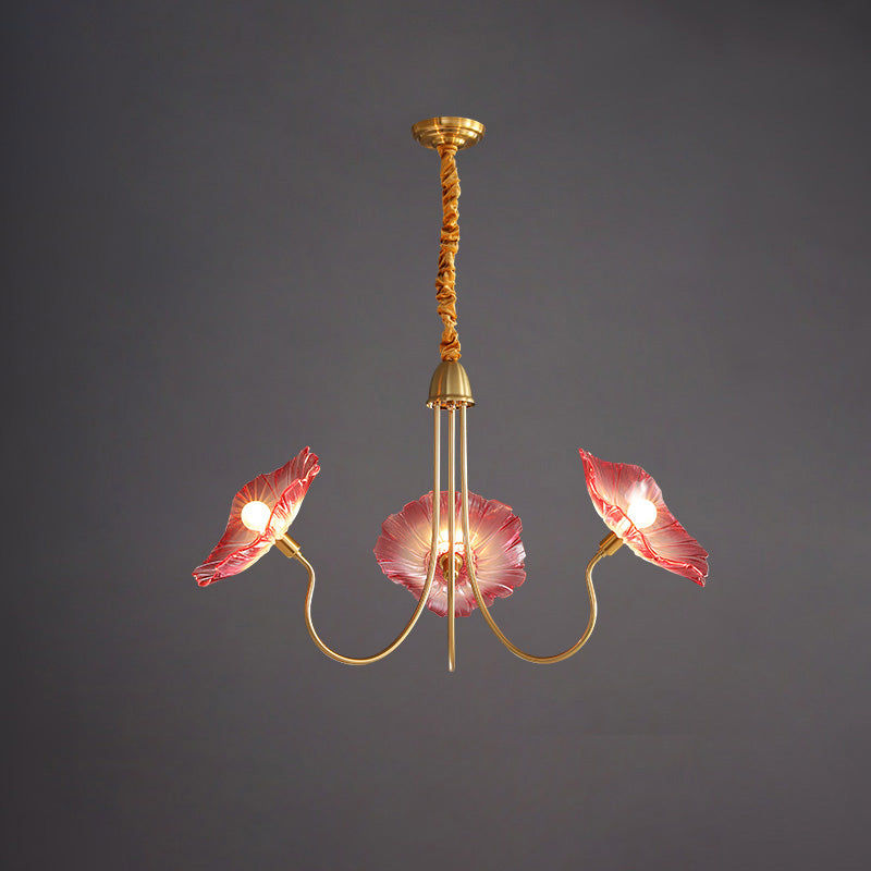 WOMO Lotus Flower Arm Chandelier-WM2025