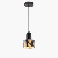 WOMO Black Dome Stone Pendant Light-WM3001