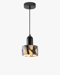 WOMO Black Dome Stone Pendant Light-WM3001