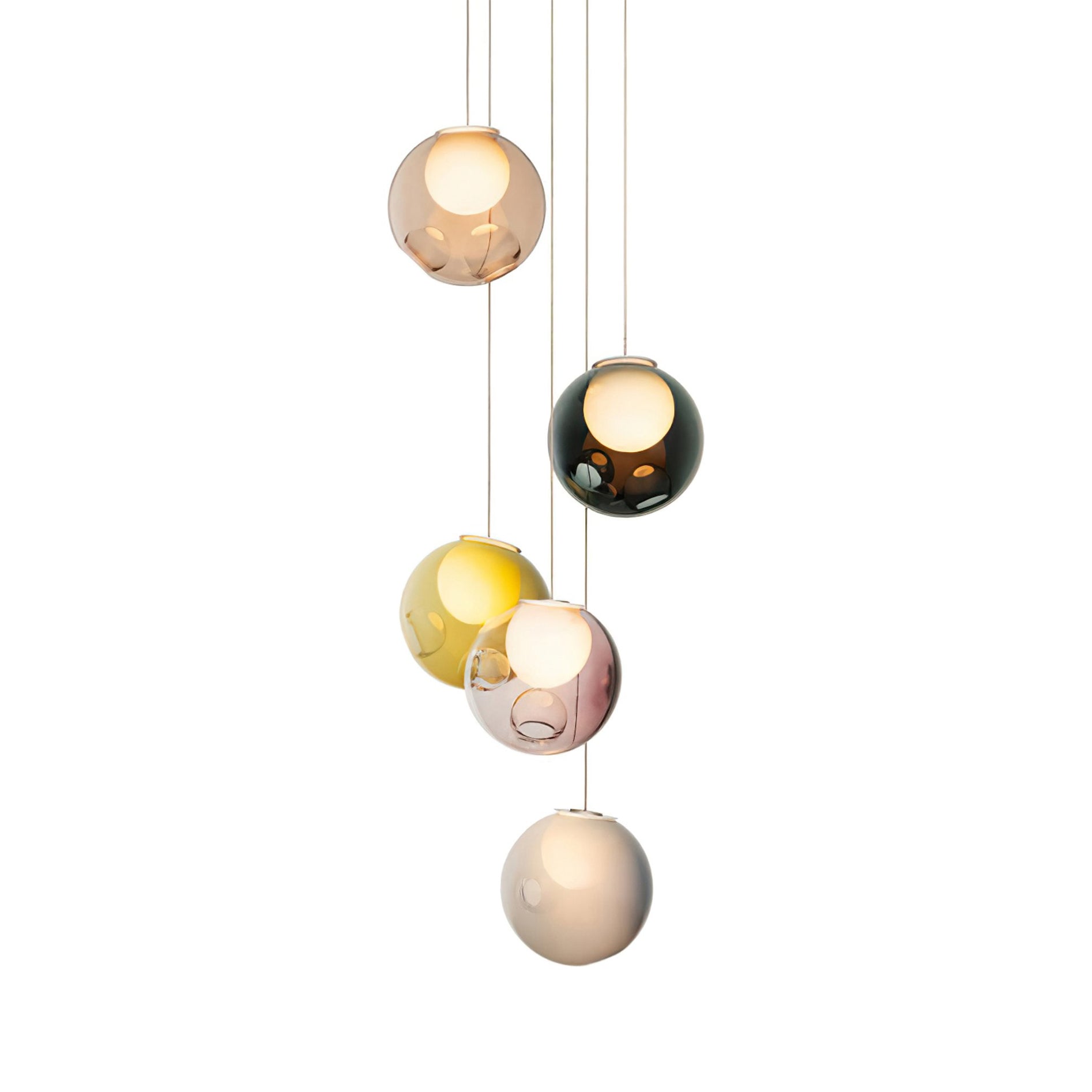 WOMO Cluster Globe Glass Pendant Light-WM3002
