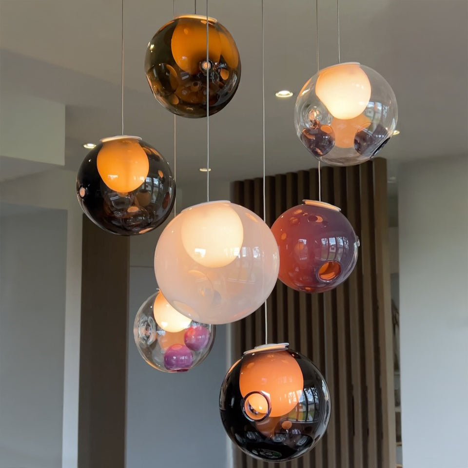 WOMO Cluster Globe Glass Pendant Light-WM3002
