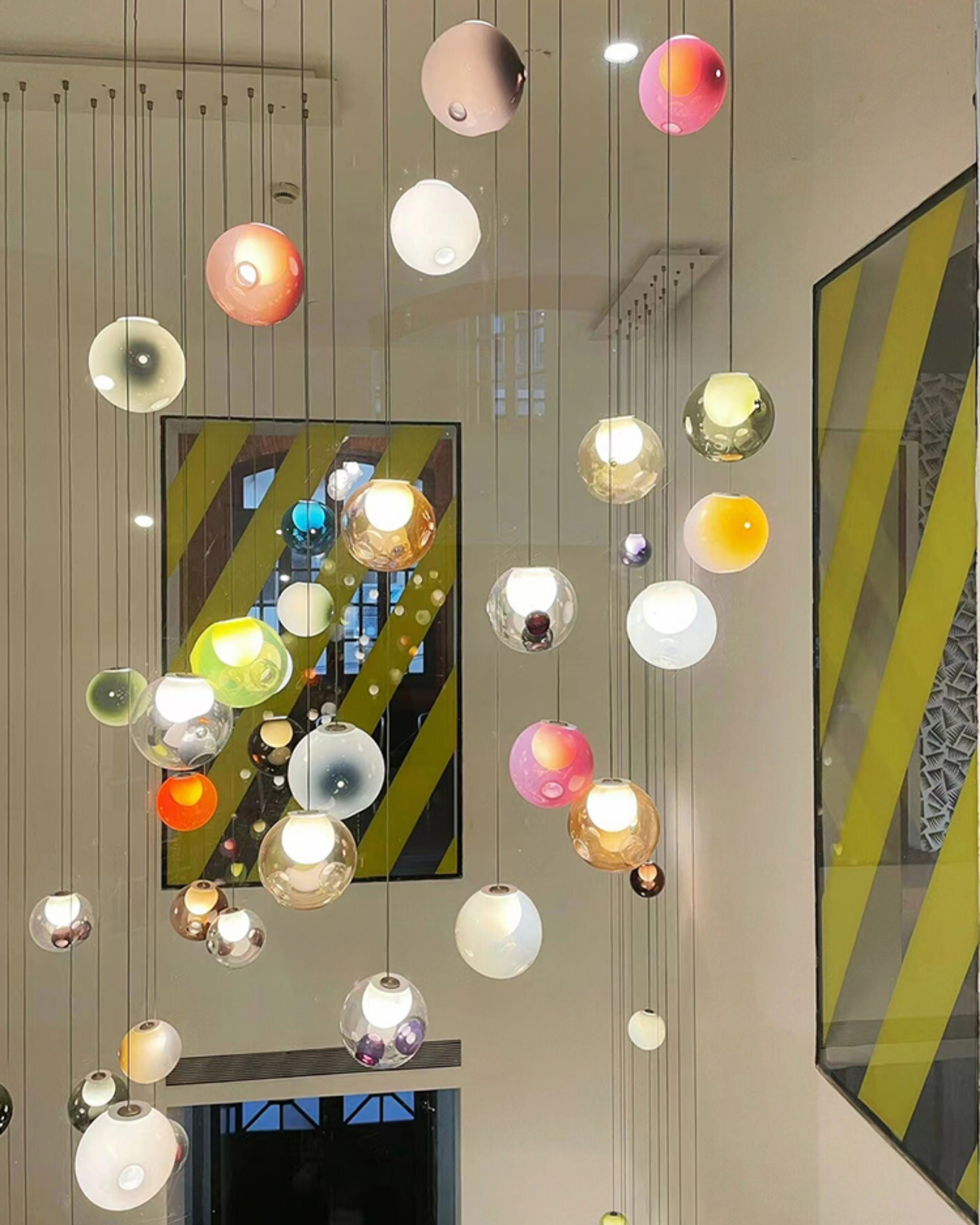 WOMO Cluster Globe Glass Pendant Light-WM3002