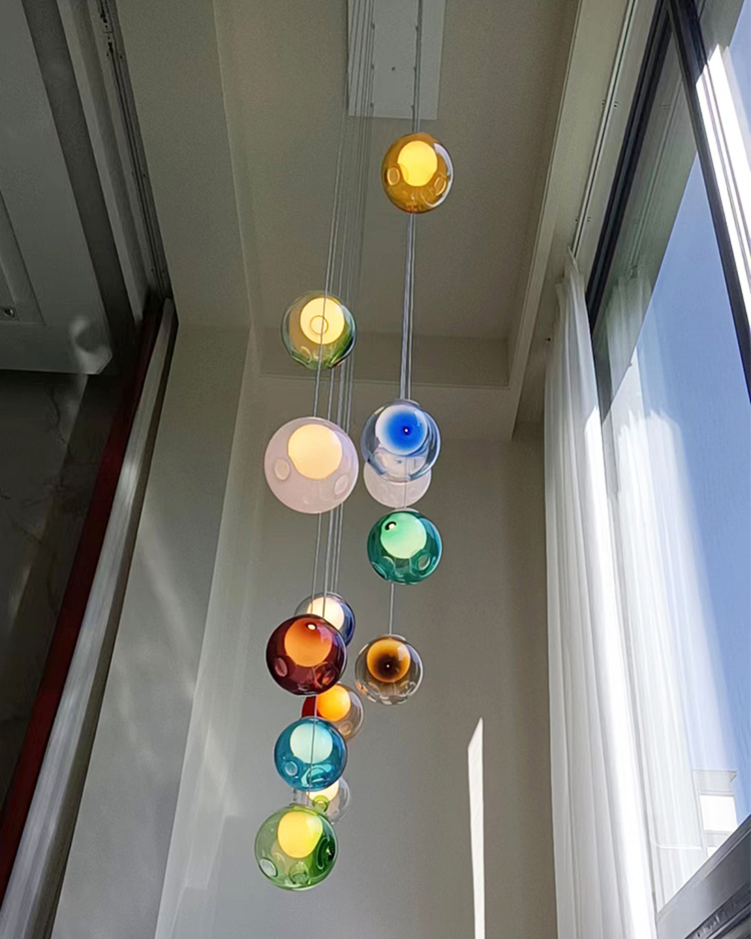 WOMO Cluster Globe Glass Pendant Light-WM3002