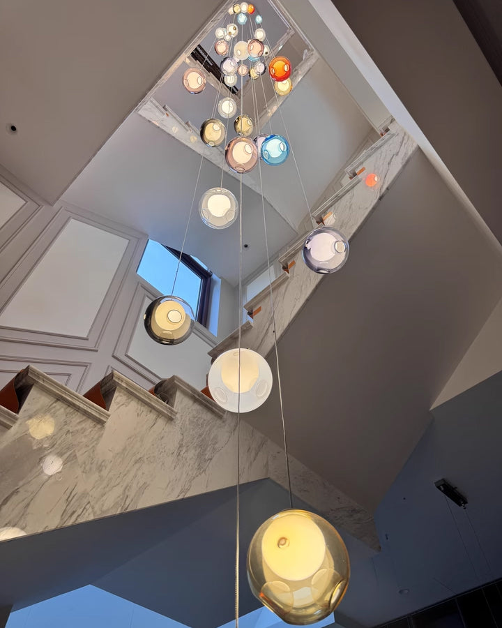 WOMO Cluster Globe Glass Pendant Light-WM3002