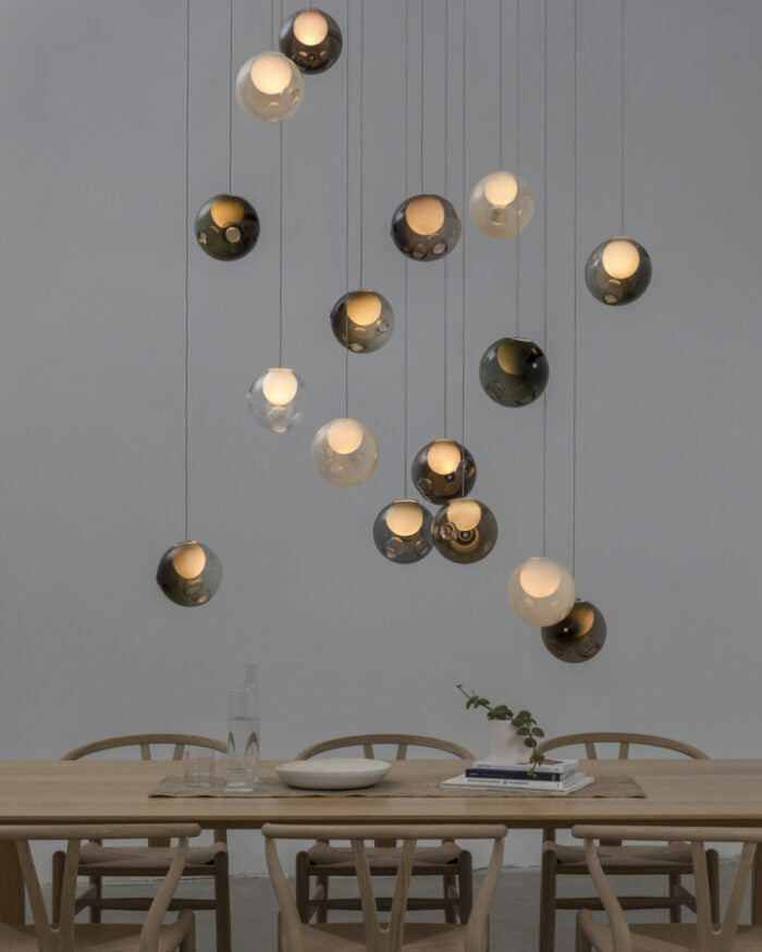 WOMO Cluster Globe Glass Pendant Light-WM3002
