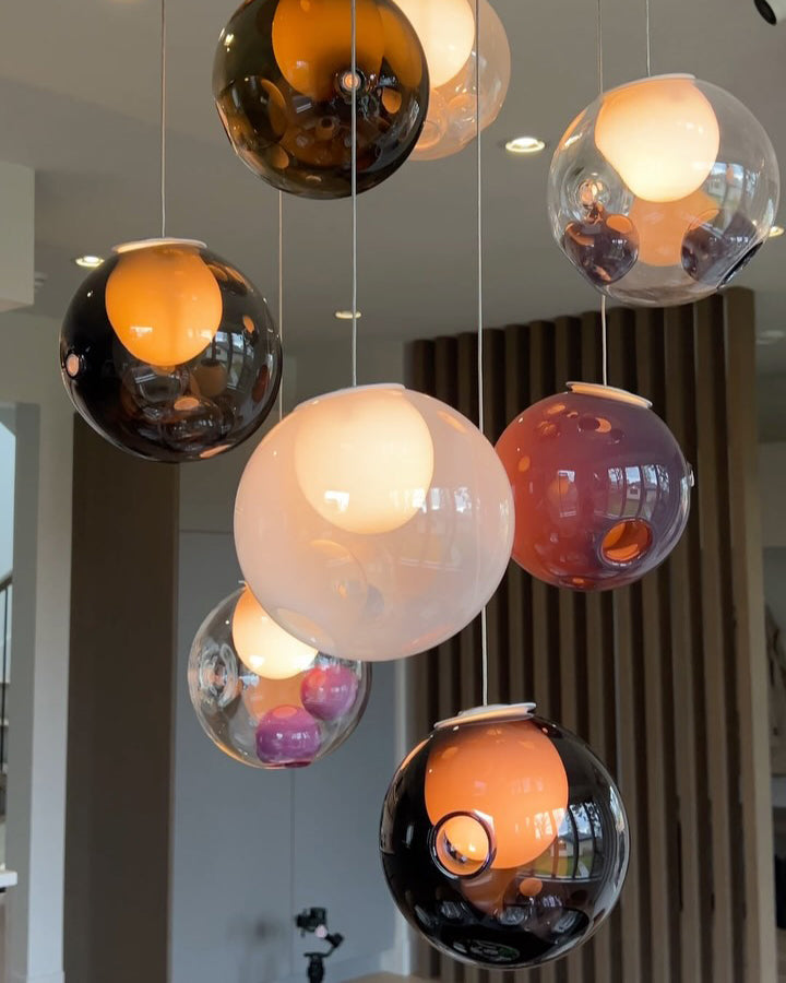 WOMO Cluster Globe Glass Pendant Light-WM3002