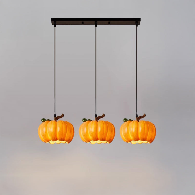 WOMO Pumpkin Glass Dome Pendant Light-WM3004
