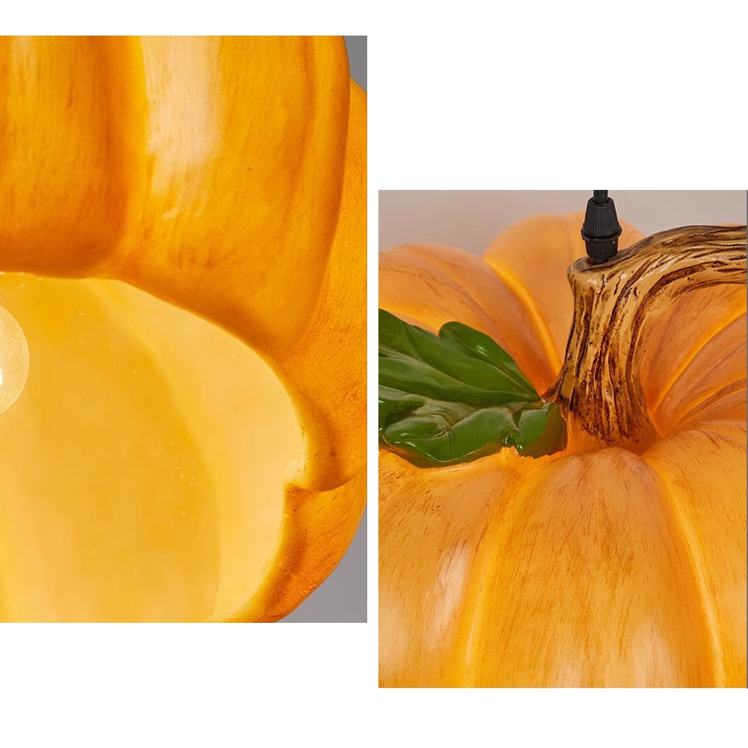 WOMO Pumpkin Glass Dome Pendant Light-WM3004