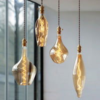WOMO Multi-Shaped Glass Pendant Light-WM3006