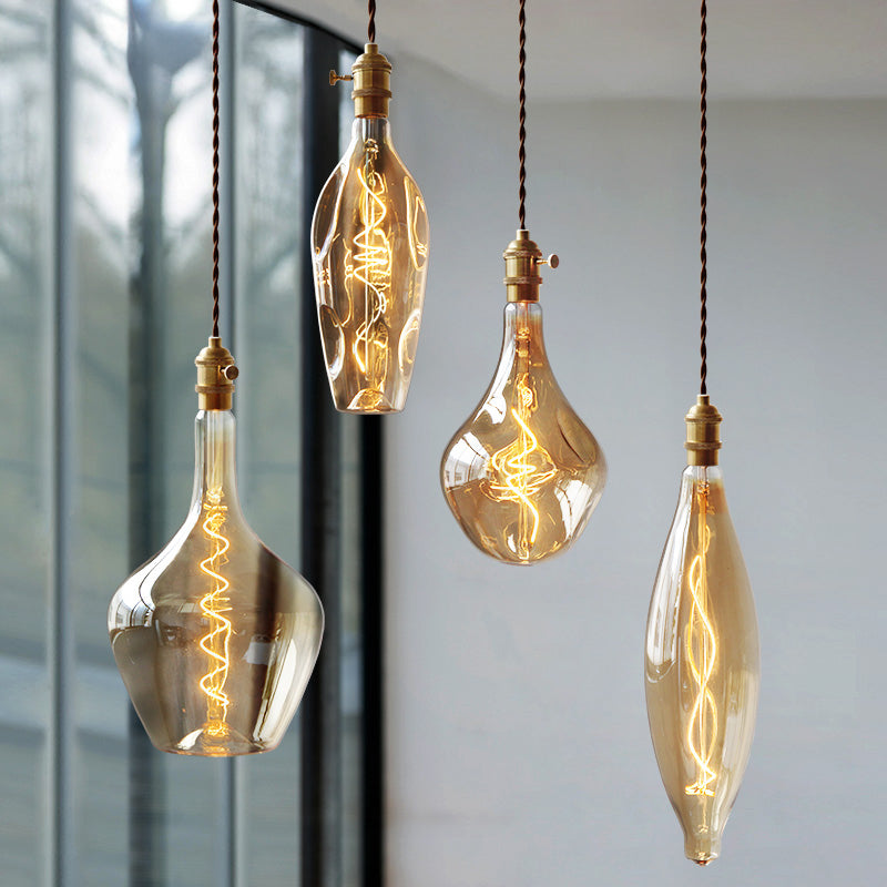 WOMO Multi-Shaped Glass Pendant Light-WM3006