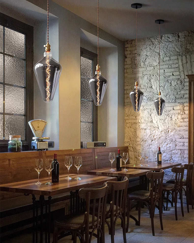 WOMO Multi-Shaped Glass Pendant Light-WM3006