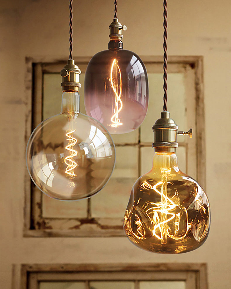 WOMO Multi-Shaped Glass Pendant Light-WM3006