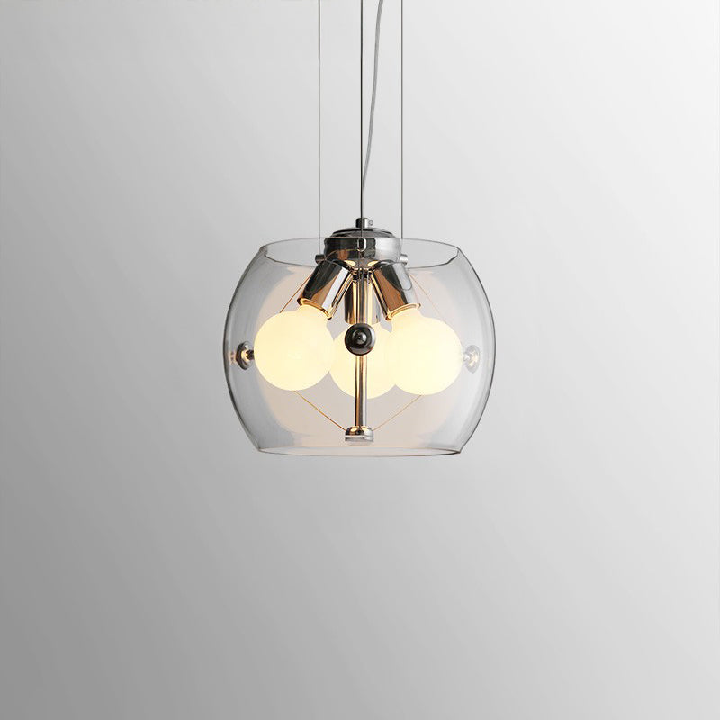 WOMO Cylinder Glass Pendant Light-WM3007