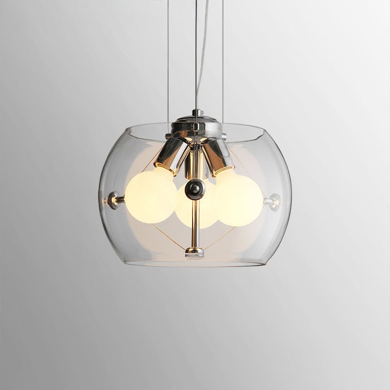 WOMO Cylinder Glass Pendant Light-WM3007