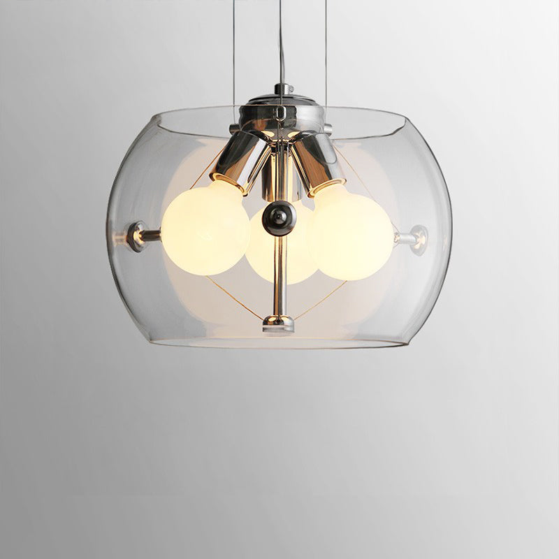 WOMO Cylinder Glass Pendant Light-WM3007