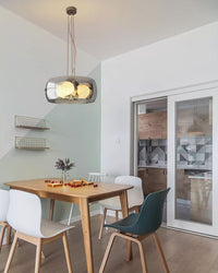 WOMO Cylinder Glass Pendant Light-WM3007