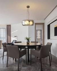 WOMO Cylinder Glass Pendant Light-WM3007