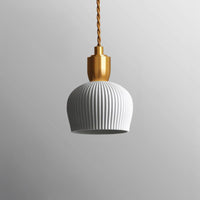 WOMO Ceramic White Pendant Light-WM3008