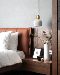 WOMO Ceramic White Pendant Light-WM3008