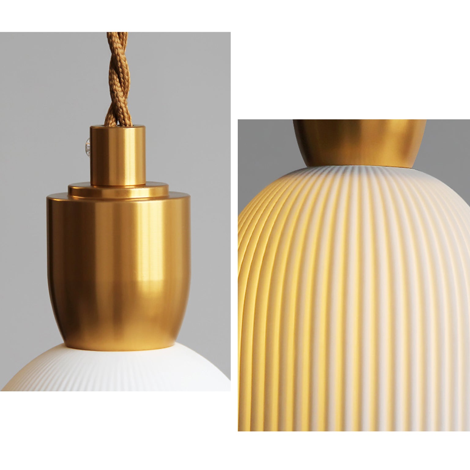WOMO Ceramic White Pendant Light-WM3008