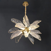 WOMO Luxury Crystal Leaf Chandelier-WM3010